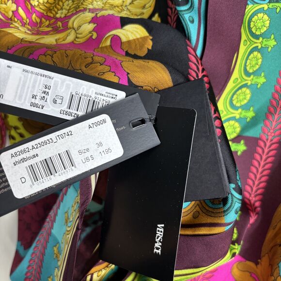 Versace Voyage Barocco Silk Shirt - Picture 3 of 8